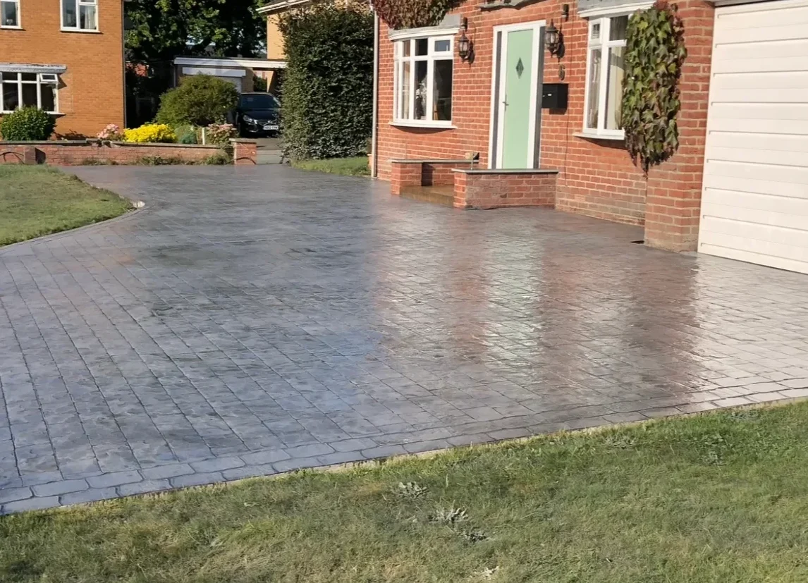 Modern patio installation in Chester