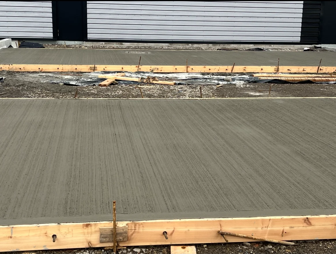 Pattern imprinted concrete texture