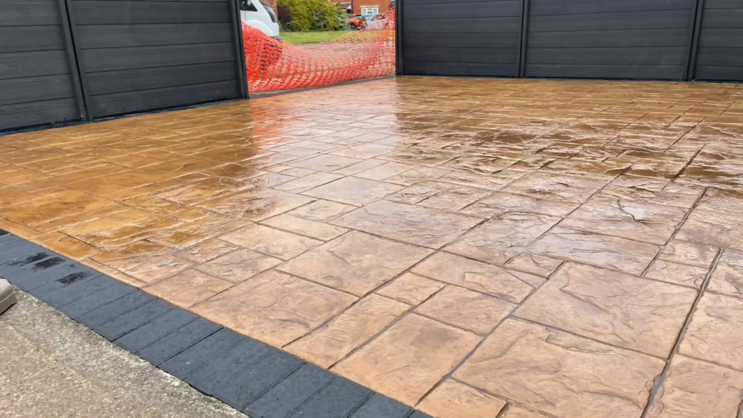 Wrexham Concrete Specialists completed driveway project